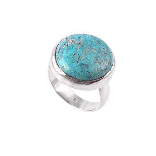 Bague astrologique de Amazonite et argent à porter au quotidien