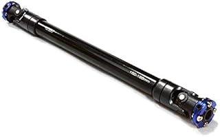 Integy RC Model C26658BLUE CNC Machined Universal Drive Shaft 150-195mm for Custom 1/14 Semi-Tractor Truck