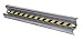 Vestil GR-H2R-BO-6-HDG Galvanized Steel Straight Guard Rail 72 In. Length Gray