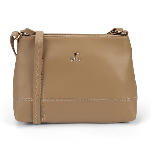 Image of Mochi Women Casual PU Soft Body Zipper closure Solid Sling Bag