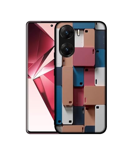 Image of Mobile Cover Design Premium 2D Printed Metal Back Case Cover for Vivo V29E 5G