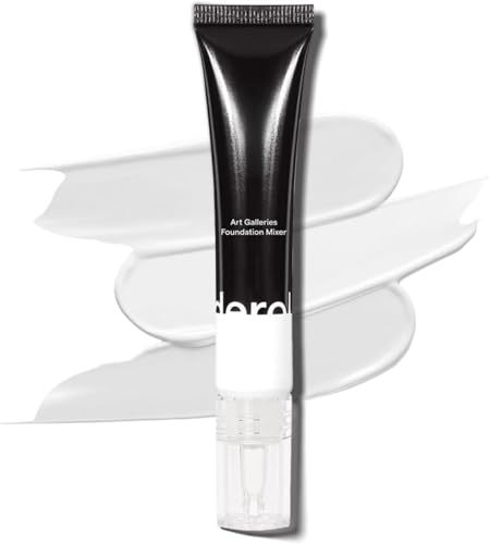 Pigmento mezclador de bases de maquillaje, suave y ligero, subtono natural, se funde fácilmente con la base de maquillaje, sin crueldad (Blanco, de profundo a poco profundo)