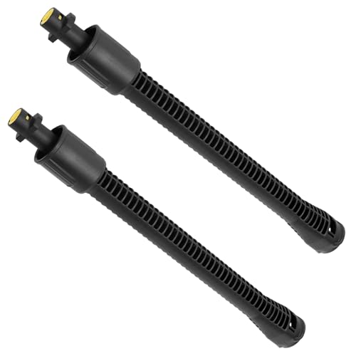 YUET 2 varillas de extensión para pistola pulverizadora de lavado a presión, adecuadas para accesorios de repuesto de lavadora a presión Karcher K2-K7, compatible con piezas de repuesto de extensión