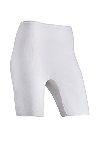 Indera Women's 100-percentage Cotton 1x1 Rib Above Knee Pant