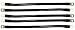 Golf Cart Club Car DS 36v 1981+ Battery Cable Kit 4 Gauge