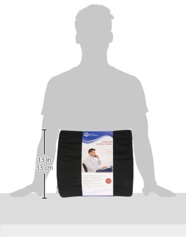 Roscoe Back Support For Office Chair, Contoured Lumbar Pillow and Chair Cushion, Back Pillow For Lower Back Pain and Lower Back Support