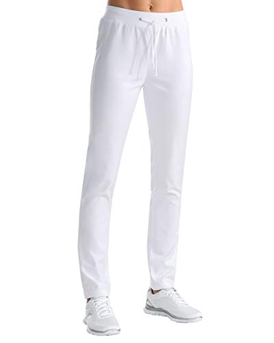 CLINIC DRESS Leggings mit Strickbund und Rundumgummi, Kordel 97% Baumwolle 60° Grad Wäsche weiß 38 Cover