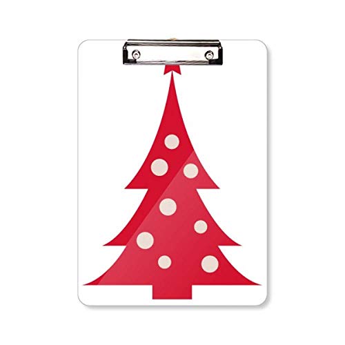 Bloc d'écriture rouge sapin de Noël A4 un cadeau de papeterie original