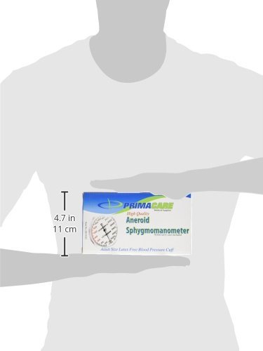 Primacare Ds-9192 Classic Series Adult Size Professional Blood Pressure Kit With Aneroid Sphygmomanometer, Latex-Free Inflation System Bp Kit With Nylon Cuff And Stethoscope #TOP5