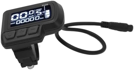 Saluaqui 6 Pin Display Screen e Bike Electric Bike Hiboy Electric P6 Display EN06 LCD Meter Speedmeter with Light Connector 6Pin Wire for 24V 36V 48V 60V BIK — view 2