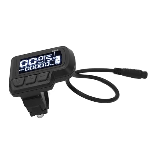 Screen Display Electric Bike 6Pin Electric EN06 LCD Display 24V 36V 48V 60V Speed Meter Compatible with for 22.2Mm / 0.9In Handlebar LCD Display for Electric Speedometers by FAUOSWUK - Image 6