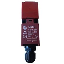 KEDU QKS8 Safety Interlock Switch Safeties Limit Travel Switches Safety Door Switches F3 M20 for Mechanical and Electrical Equipment with NO+NC M20 Cable Gland.250V 14A 400V 8ANO+NC/M20