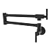 Havin Pot Filler Faucet Wall Mount,Bass Material,with Double Joint Swing Arms,Single Hole Two Handles (Pot Filler Faucet Style A Black Color)