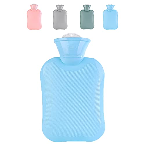 Hebezn Botellas De Agua Caliente 500 Ml - Botella De Agua Caliente con Cubierta De Vellón, Mini Botella De Agua Caliente para Alivio del Dolor, por Noches Cálidas Y Cálidas Gran Regalo para Mujeres Cover