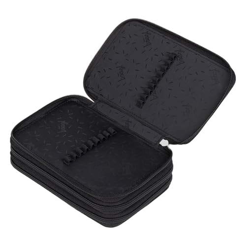 Trousse à crayons à 3 compartiments pratique avec fermetures sécurisées