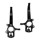TRQ Front Driver & Passenger Side Steering Knuckle Set,Steering Knuckle Kit Compatible with 2011-2015 Dodge Durango Jeep Grand Cherokee