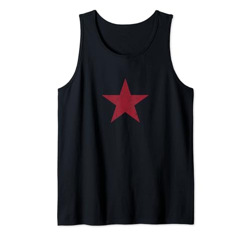 Vintage AK-47 Tank Top Mit Sowjet-Motiv | UdSSR Retro Design Mit Rotem Stern