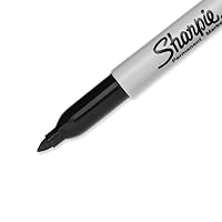 Sharpie Permanent Markers, Bulk Set, Fine Tip Markers, For Plastic, Metal, Wood, And More, Black, 36 Count — image 2