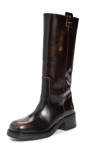 ALOHAS Women's Sajan Brown Leather Boots