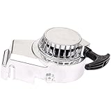 Tuning Seilzugstarter aus Metall (Aluminium) für Pocket-Bike Pocketbike (Chrom)