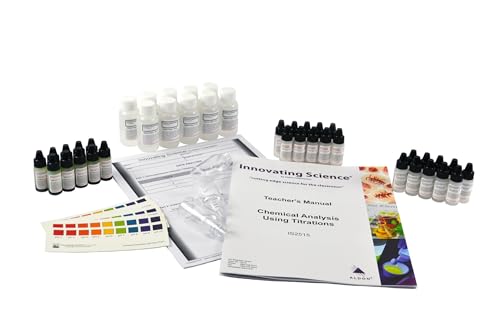 Chemical Analysis Using Titrations Kit - Materials for up to 10 Student Groups - Innovating Science