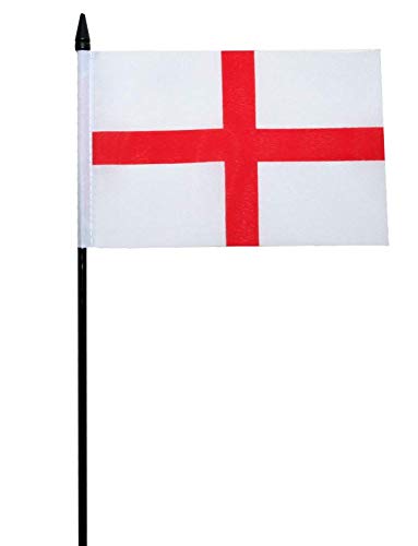 England St George Small Hand Waving Flag 6" x 4" Inch FlagSuperstore©