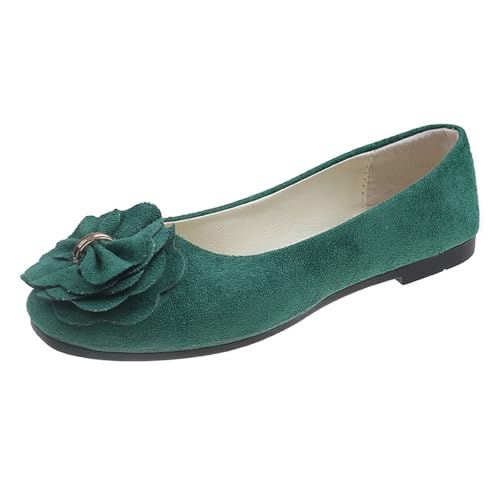 Generisch Ballerines élégantes pour femme - Noir - Chaussures plates pour femme - Légères - Pointues - Bouche plate - Chaussures individuelles souples -...