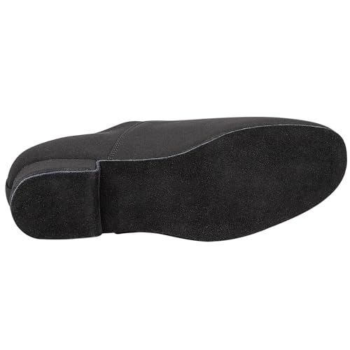 Image of Linodes Breathable Oxford Men's Latin Dance Shoes 1 Inch Leather Sole Ballroom Salsa Tango Waltz Character Shoe