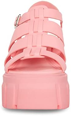 Madden Girl Women's Gennesis Heeled Sandal, Pink Paris, 8 | Image 1