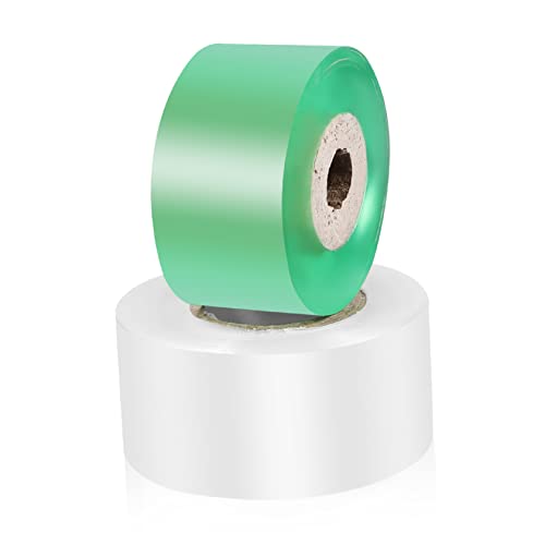 HIAKDOFT 2rouleaux Ruban De Greffage Extensible pour Arbres Fruitiers Film PVC Bande De Réparation Végétale Bande Étirable sans Nœud Protection Et Cicatrisation des Greffes