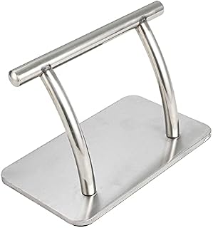Youyijia Steel Foot Rest Stainless Steel Professional Salon Practical Durable Foot Pedal for Beauty Spa Nail Massage Barber Chairs Hair Chair