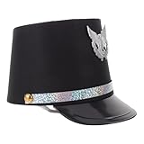 MOBUTOFU Gorro de Conductor de Tren Unisex para Adultos, Gorra de Maquinista Negra Ajustable, Accesorio Vintage para Disfraz Ferroviario y Eventos Temáticos de Cosplay
