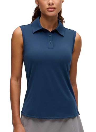 CRZ YOGA 3-Button Sleeveless Polo