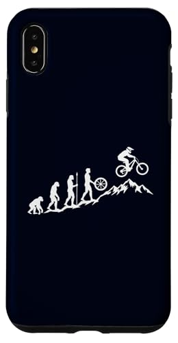 Evolution to Mountain Biker Funny MTB ���C�_�[�O���t�B�b�N �X�}�z�P�[�X iPhone XS Max �p