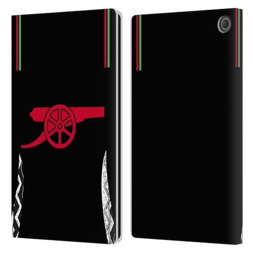 Arsenal FC Away Kit 2024/25 Étui Portefeuille en Cuir pour Amazon Fire Max 11 2023
