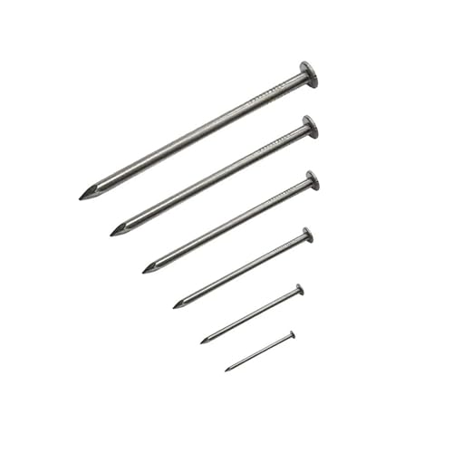 BUUV Wood Nails Flat Round Head Carbon Steel Decorative Furniture Hardware Wire Nail 16mm-100mm Length miniatura 1