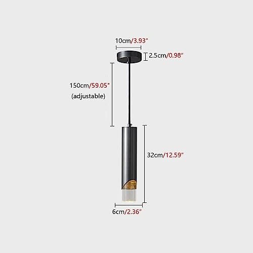 Éclairage pendentif suspendu LED réglable et mini lustre en cristal