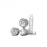 UGPET CO2-Regler CO2 Regler mit Kohlenstoffbeschleuniger for C02-Tanks mit Magnetventilblasenmesser Feinabstimmung CO2 Druckreduzierventil (Color : D01-12X, Size : G5-8)