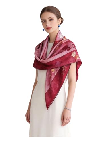 Écharpe en soie jacquard double face HangErFeng pour vos soirées et cérémonies