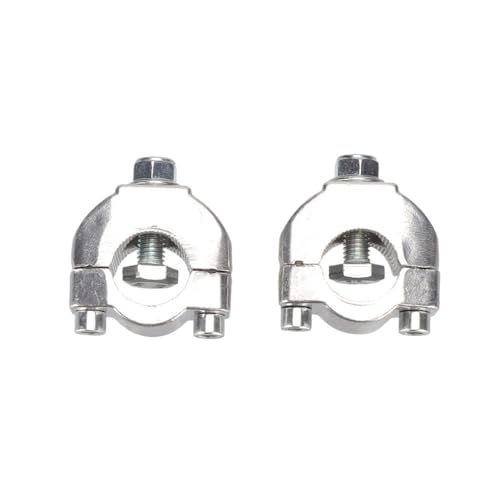 Pontets de guidon de moto robustes 22 mm pinces de montage alu