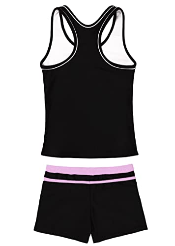 Little Girls' Summer Swimwear Two Piece Boyshort Tankini Kids Swimsuit2