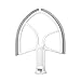 WWLL Części zamienne do blendera 5QT płaskie trzepaczka kompatybilne z KitchenAid stojak mikser mikser skrobak mikser, akcesoria zamienne wiosłowe - K4SS 5K5SS 5 i 500 1 szt. części zamienne do sokowirówki