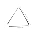Kisangel Early Learning Musical Toy 6 Inch Steel Triangle Percussion Instrument Bell Rhythm Triangle for Toddlers