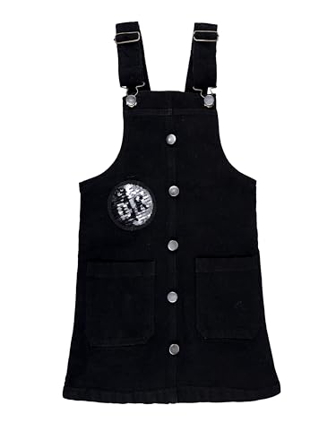 Image of KiddoPanti Girls Denim Dungaree Skirt