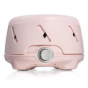 Yogasleep Dohm Uno White Noise Sound Machine, Natural Pink Noise from a Real Fan, Adjustable Tone & Noise Canceling for Office Privacy & Meditation, Sleep Aid for Travel, Baby & Adults (Pink)