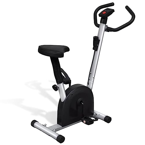 GuyAna Bicicleta estática con sillín Bicicleta Estatica Plegable Con Respaldo Bici Para Ancianos La Bicicleta EstáTica