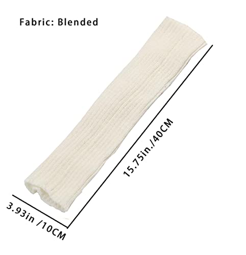 Image of Warm Woolen Socks For Women Solid Leg Covers Socks For Autumn And Winter Knitting