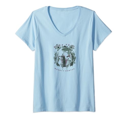 Boba Fett Star Wars T-Shirt Effet Peinture Usée Style Distressed