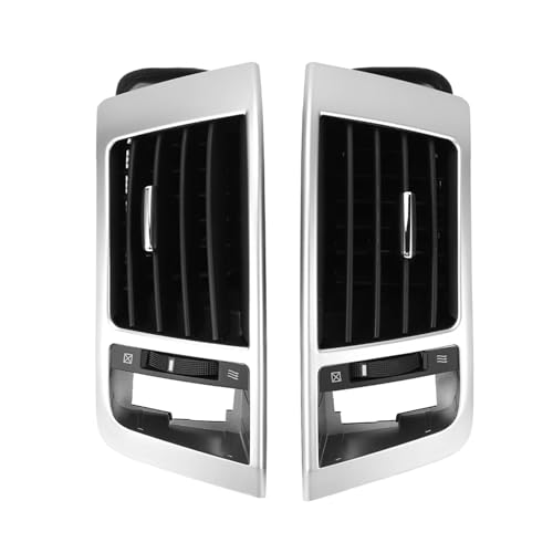 Rejilla de ventilación central de aire acondicionado plateada para Land Cruiser LC200 2008-2015
