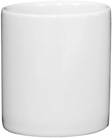 Genware Royal Traditional Sugar Stick Holders 65mm - Pack of 6 | Sugar Stick Dispenser, Sugar Sticks For Coffee, Porcelain Sugar Stick Holder, White Sugar Stick Holder